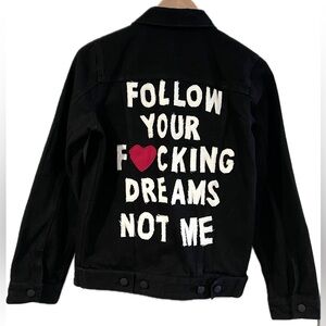 Denim Embroidered Jacket